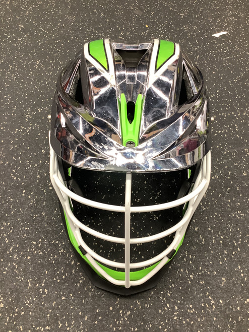 Vist Large View of Product Image Which is Used Cascade XRS Lacrosse Helmet Chrome One Size
