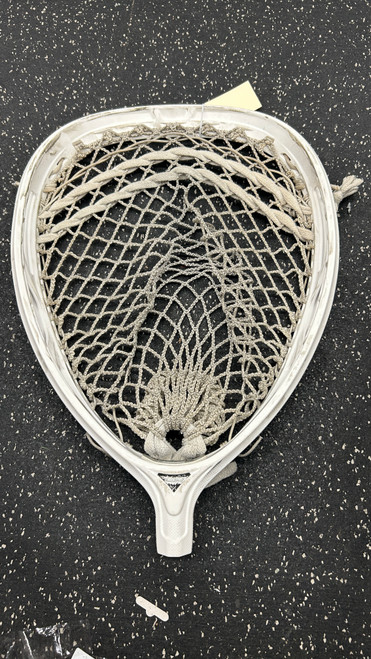 Vist Large View of Product Image Which is Used East Coast Dyes IMPACT STRUNG Mens Goalie Head White