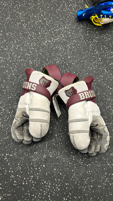 Vist Large View of Product Image Which is Used Maverik MAX GOAL LAX Goalie Gloves M Maroon MD