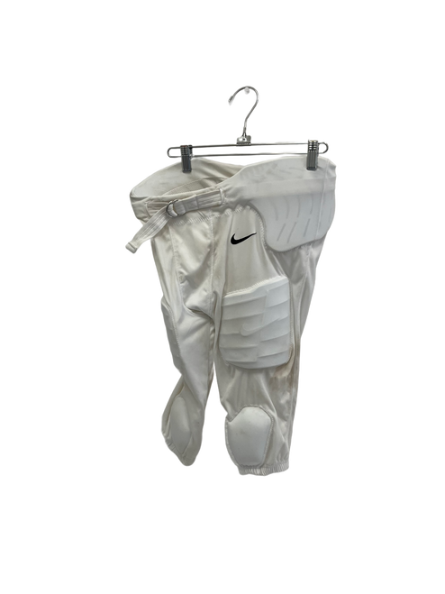 Vist Large View of Product Image Which is Used Nike Youth Lg White Integrated Football Pants
