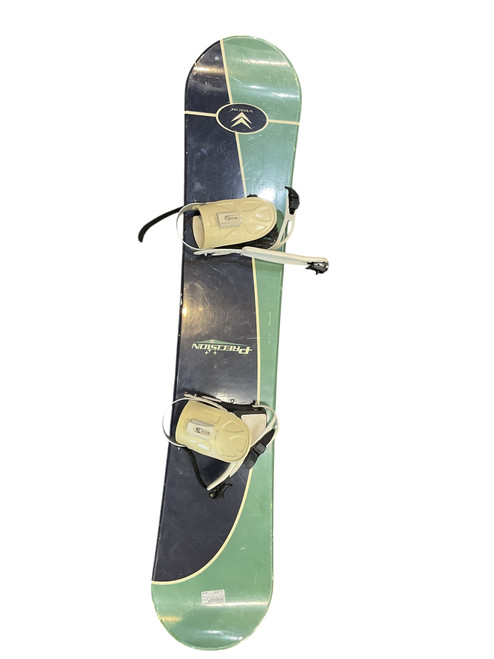 Vist Large View of Product Image Which is Used Vision PREISION 155CM Mens Board/Bindings Navy Blue And Lime 155 cm
