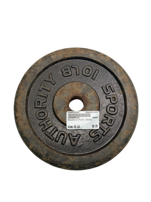 Vist Large View of Product Image Which is Used Standard Plate (Each) 10 lb