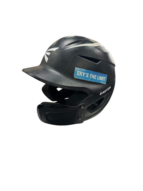 Vist Large View of Product Image Which is Used Easton ELITE X Batting Helmet No Mask Black One Size