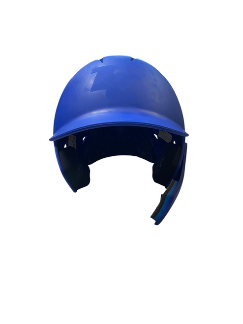 Vist Large View of Product Image Which is Used Champro HXSJG-1 Batting Helmet No Mask Royal Blue L/XL