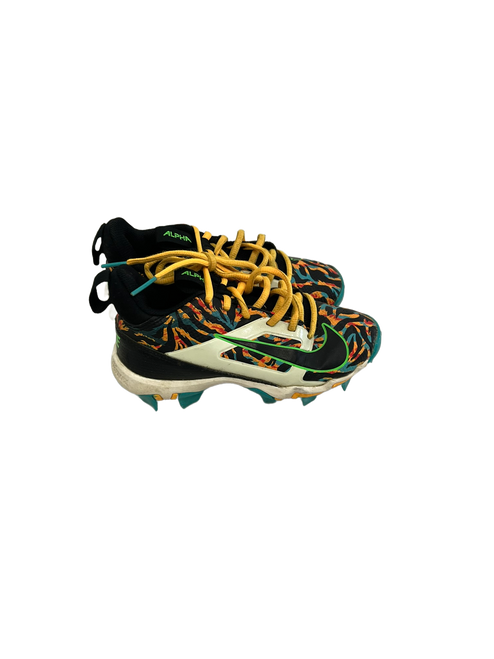 Vist Large View of Product Image Which is Used Nike Alpha Menace Shark Yth 13 Black Football Cleats