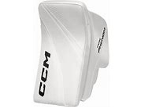 New CCM PHENOM JR BLOCKER WHT/WHT Vist Large View of Product Image Which is New CCM PHENOM JR BLOCKER WHT/WHT