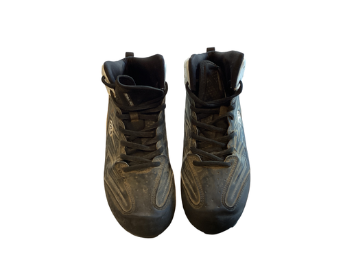 Vist Large View of Product Image Which is Used Rawlings COOL FLO BB/SB Cleats Black Senior 6