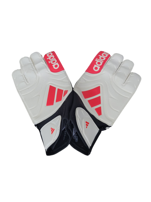 Vist Large View of Product Image Which is Used Adidas GOAL GLOVES Soccer Goalie Gloves White 9