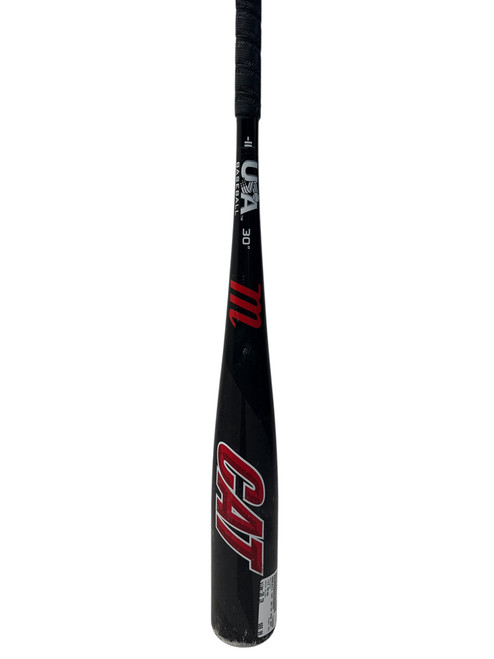 Vist Large View of Product Image Which is Used Marucci CAT 30/19 USA 2 5/8” Bat - Black And Red
