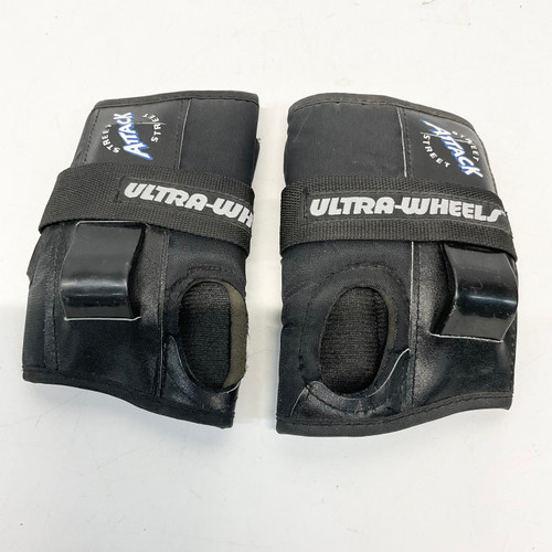 Vist Large View of Product Image Which is Used Ultra Wheels STREET ATTACK Inline Wrist Guards Black LG