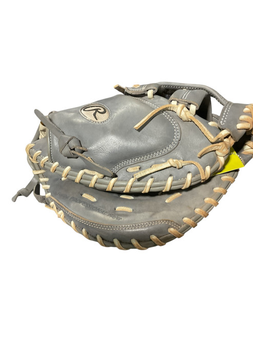 Used Rawlings CG ELITE CATCHERS MITT BB/SB Catchers RH Throw Grey 33" 11834-S000039777 Vist Large View of Product Image Which is Used Rawlings CG ELITE CATCHERS MITT BB/SB Catchers RH Throw Grey 33"