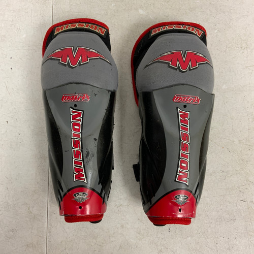 Vist Large View of Product Image Which is Used Mission MATRIX Youth Shin Guards Grey 8"