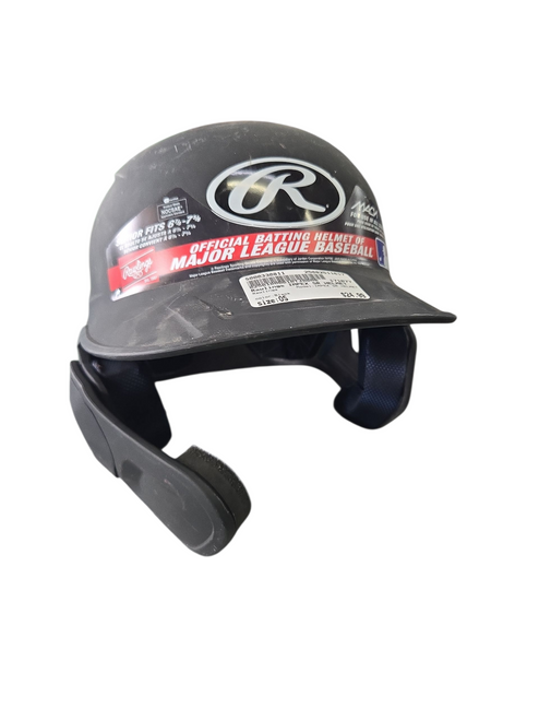 Vist Large View of Product Image Which is Used Rawlings IMPEX SR HELMET Batting Helmet No Mask Black One Size