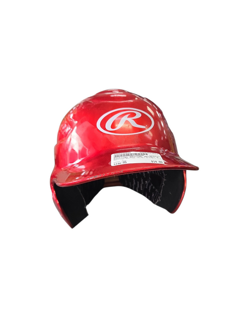 Vist Large View of Product Image Which is Used Rawlings BATTING HELMET 6 1/2-7 1/2 Batting Helmet No Mask Red One Size