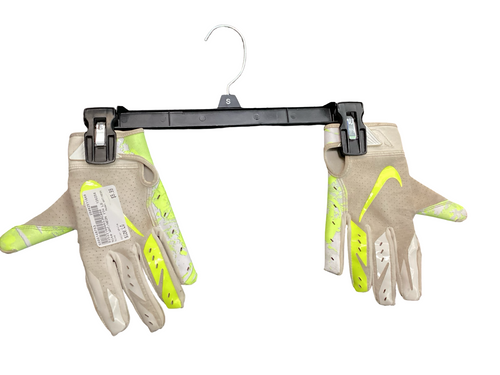 Vist Large View of Product Image Which is Used Nike WHT/NEON FB Gloves White LG