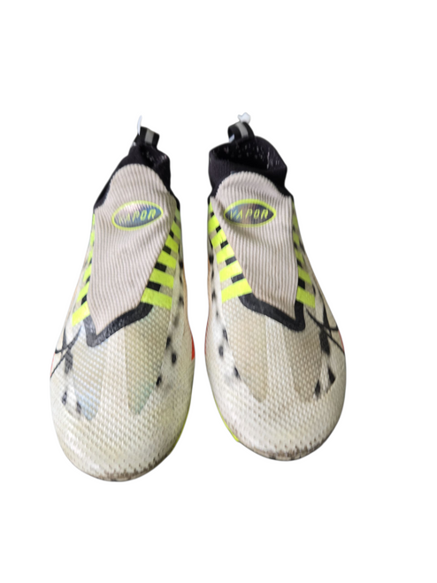 Vist Large View of Product Image Which is Used Nils Adult FB Cleats White Senior 8