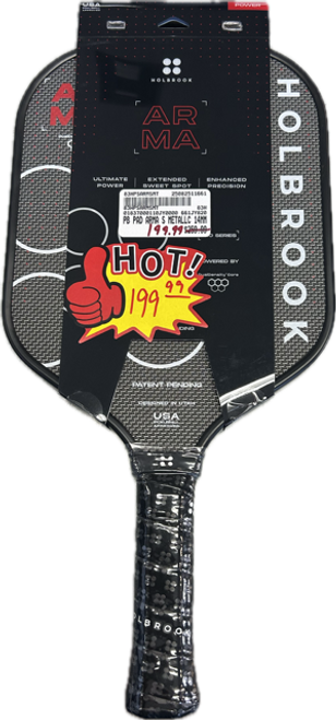 Vist Large View of Product Image Which is New PICKLEBALL PADDLE ARMA S METALLC 14MM