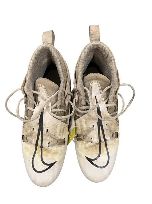 Vist Large View of Product Image Which is Used Nike Adult FB Cleats White Senior 10.5