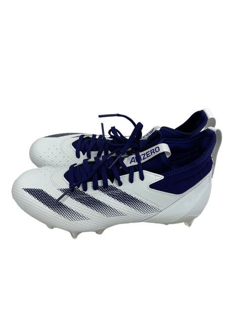 Vist Large View of Product Image Which is New Adidas Adizero Impact Mens 9.5 FB Cleats White And Purple 