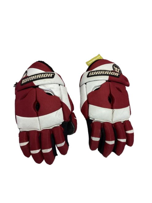 Vist Large View of Product Image Which is Used Warrior VECTOR Lacrosse Gloves Mens Red MD