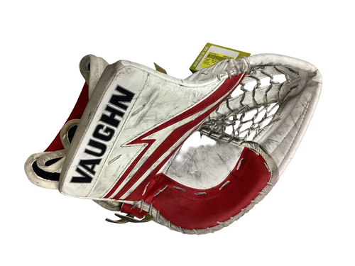 Vist Large View of Product Image Which is Used Vaughn VELOCITY XP JR Youth Goalie Catcher White