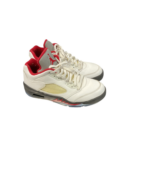 Vist Large View of Product Image Which is Used Nike Mens Golf Shoes White Senior 8