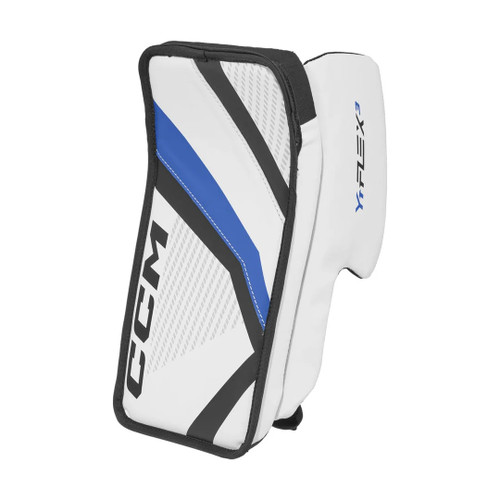 Vist Large View of Product Image Which is New CCM YTFLEX3 BLOCKER-WHITE/WHITE/ROYAL/BLACK
