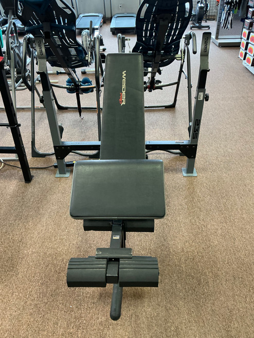 Used Weider PRO Olympic Bench 11897-S000149293 Vist Large View of Product Image Which is Used Weider PRO Olympic Bench