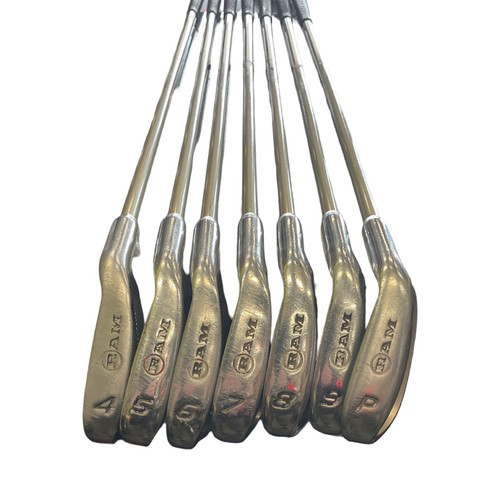 Vist Large View of Product Image Which is Used Ram OVERSIZE Womens Iron Set RH 4I-PW Ladies Flex Graphite