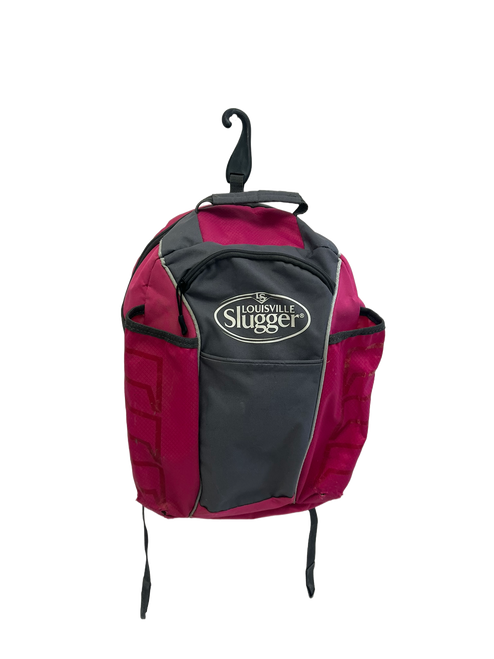 Vist Large View of Product Image Which is Used Louisville Slugger Backpack *No Zipper Pulls* BB/SB Player Backpack 