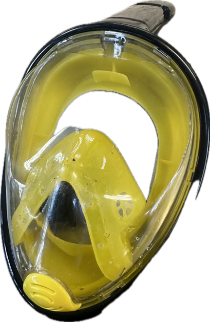 Vist Large View of Product Image Which is Used Underwater Full face Mask Black