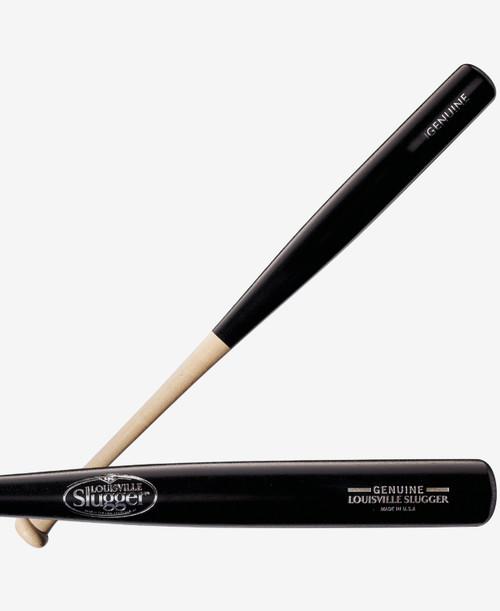 Vist Large View of Product Image Which is New Louisville Slugger Youth Genuine Y125 Natural / Black WBL2705 30" Wood Baseball Bat 