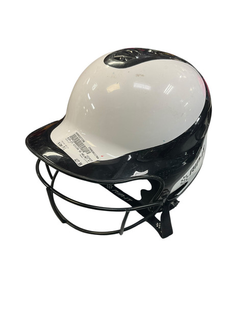 Vist Large View of Product Image Which is Used RIP-IT VISION Batting Helmet w/Mask White M/L