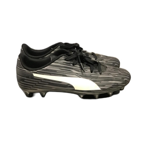 Vist Large View of Product Image Which is Used PUMA RAPIDO III FG/AG Soccer Cleats Black Junior 04.5