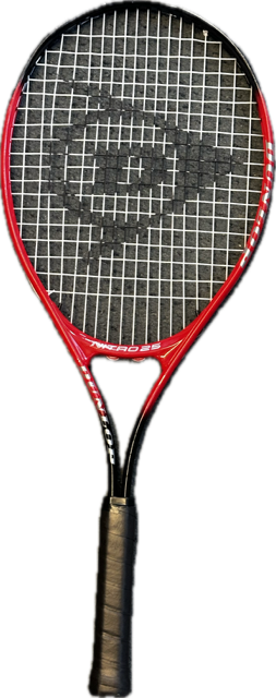 Vist Large View of Product Image Which is Used Dunlop Racquets NITRO 25 Junior Tennis Racquet Red 25"