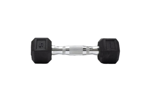 Vist Large View of Product Image Which is NEW TRUGRIT Hex Elite 5LB Dumbbell