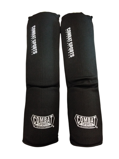 Vist Large View of Product Image Which is Used Martial Arts Shin Pads Black XL