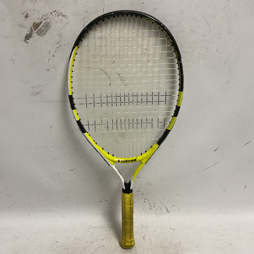 Vist Large View of Product Image Which is Used Babolat NADAL JR 125 Junior Tennis Racquet Black 23"