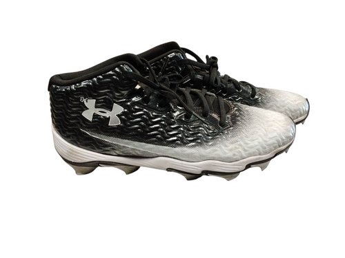 Vist Large View of Product Image Which is Used Under Armour Adult FB Cleats Black Senior 9