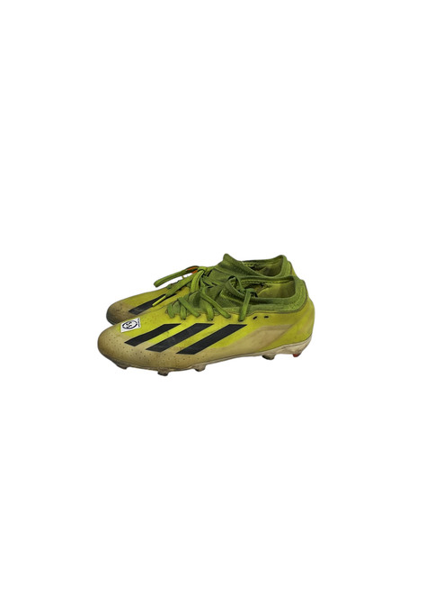Vist Large View of Product Image Which is Used Adidas Soccer Cleats Orange Junior 05.5