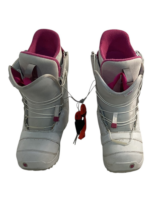 Vist Large View of Product Image Which is Used Burton MINT Womens Snowboard Boots White Senior 6