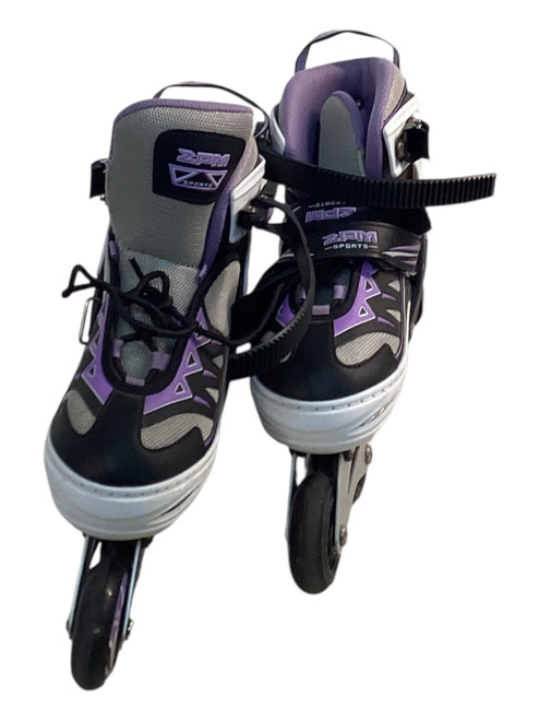 Vist Large View of Product Image Which is Used FREE SKATES Skateboard Heelys Purple Youth 06.0
