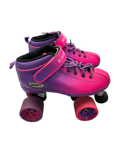 Vist Large View of Product Image Which is Used Riedell QUADS Junior Roller Quad Skates Pink Junior 05