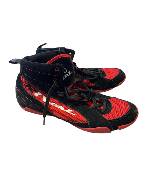 Vist Large View of Product Image Which is Used Wrestling Shoes Red Senior 11