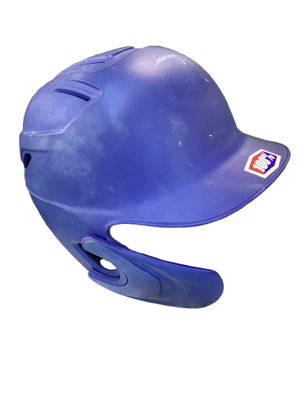 Vist Large View of Product Image Which is Used Adidas BATTING HELMET Batting Helmet No Mask Royal Blue SM