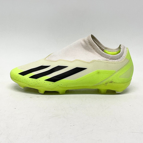 Vist Large View of Product Image Which is Used Adidas X CRAZYFAST .3 Soccer Cleats White/Black/Yellow Junior 03