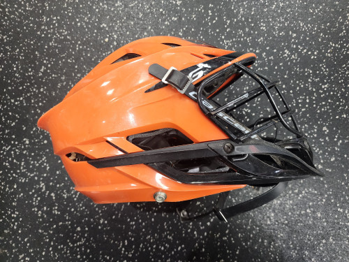 Vist Large View of Product Image Which is Used Cascade S Lacrosse Helmet Orange SM