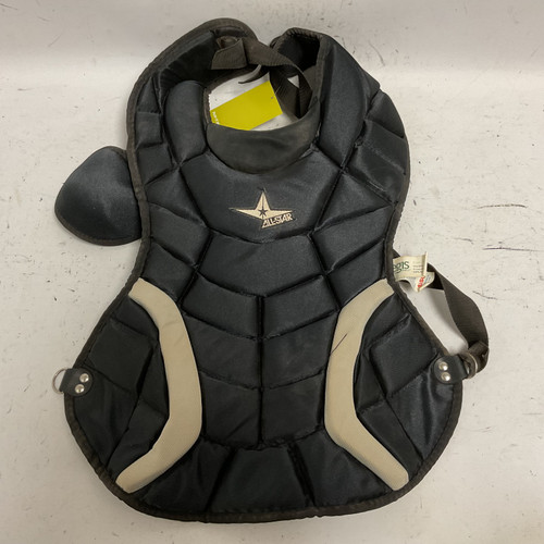 Vist Large View of Product Image Which is Used All-Star CP28PS Catchers Chest Protector Black Adult