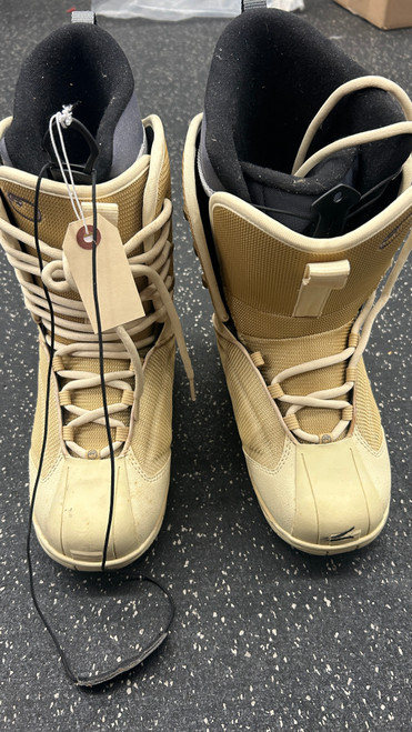 Vist Large View of Product Image Which is Used Ride ORION Womens Snowboard Boots Tan Senior 9