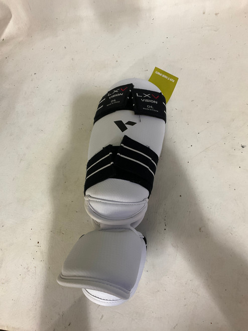 Vist Large View of Product Image Which is Used Vision Martial Arts Shin Pads White LG